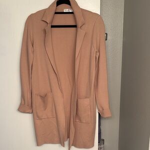 Women's Tan Sweater Cardigan